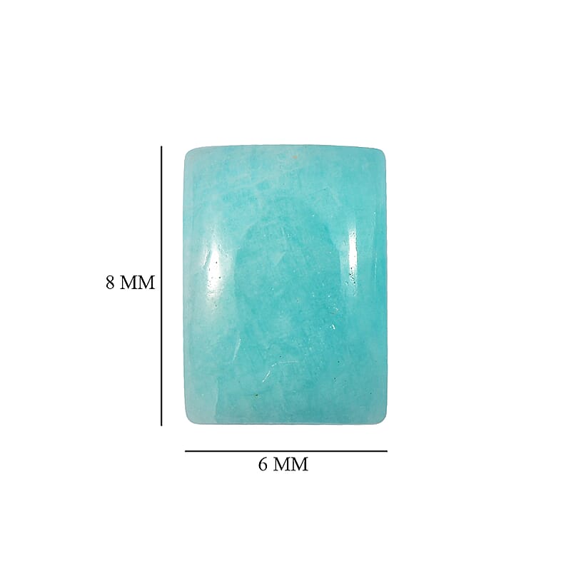 Amazonite Set of 2 (Bgt 8x6 mm) 1.60 ctw