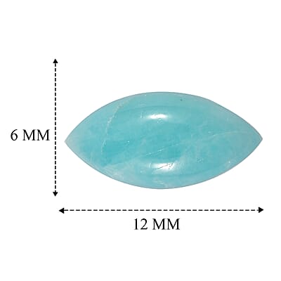 Amazonite (Mrq 12x6 mm) 1.75 ctw