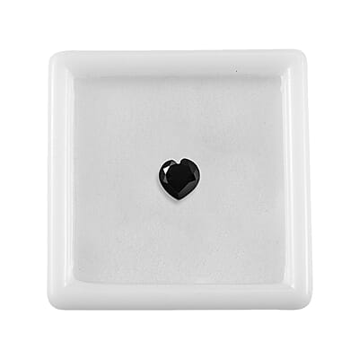 AA Black Obsidian (Hrt 6 mm) 0.65 ctw