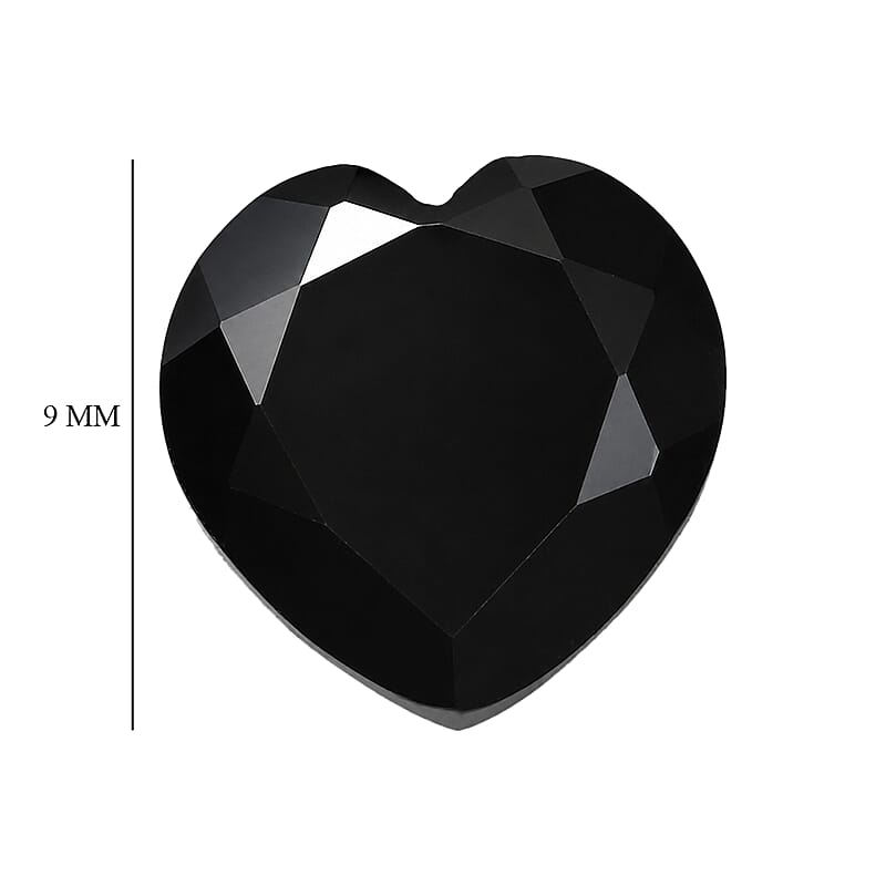AA Black Obsidian (Hrt 9 mm) 1.87 ctw