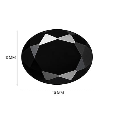 Black Obsidian (Ovl 10x8 mm) 1.77 ctw