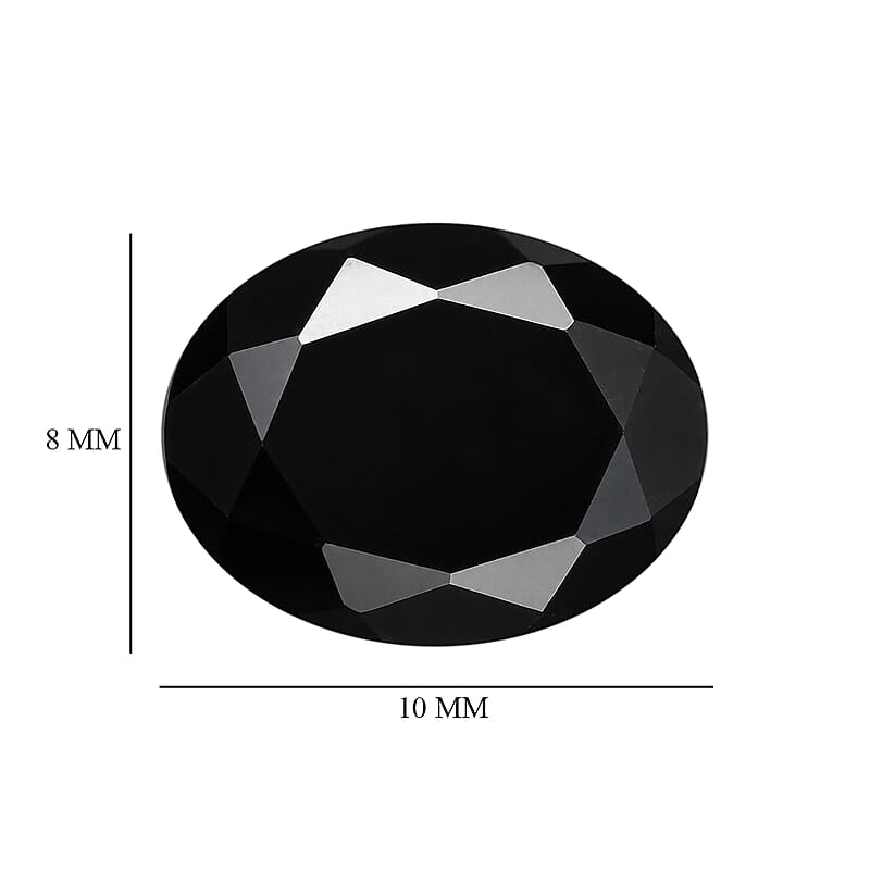 Black Obsidian (Ovl 10x8 mm) 1.77 ctw