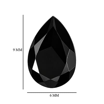 AA Black Obsidian (Pear 9x6 mm) 0.97 ctw