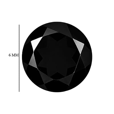 AA Black Obsidian (Rnd 6 mm) 0.70 ctw