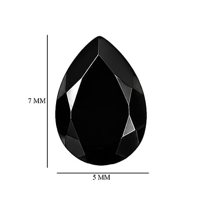 Black Onyx Set of 4 (Pear 7x5 mm) 0.48 ctw