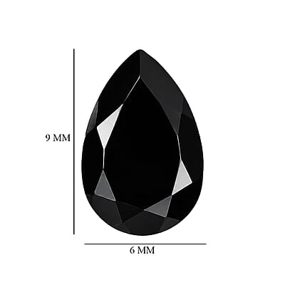 AA Black Onyx Set of 2 (Pear 9x6 mm) 2.01 ctw