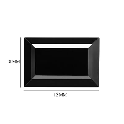 Thai Black Spinel (Bgt 12x8 mm) 4.81 ctw