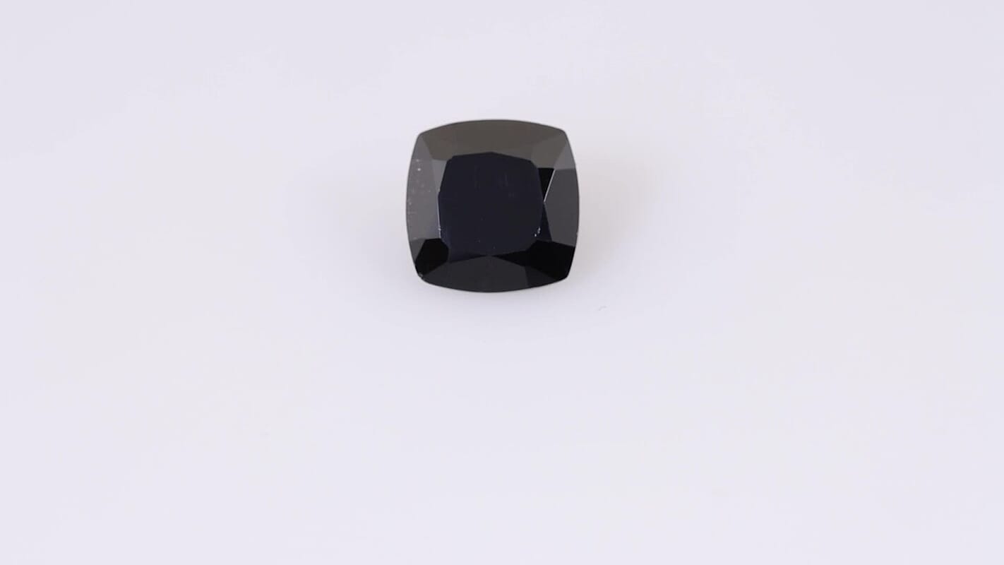 Thai Black Spinel (Cush 10x10 mm) 4.54 ctw