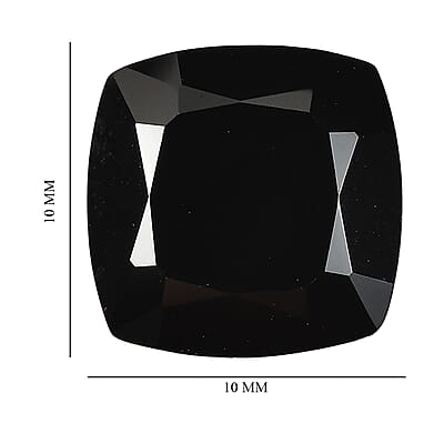 Thai Black Spinel (Cush 10x10 mm) 4.54 ctw