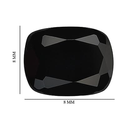 Thai Black Spinel (Cush 8x6 mm) 1.70 ctw