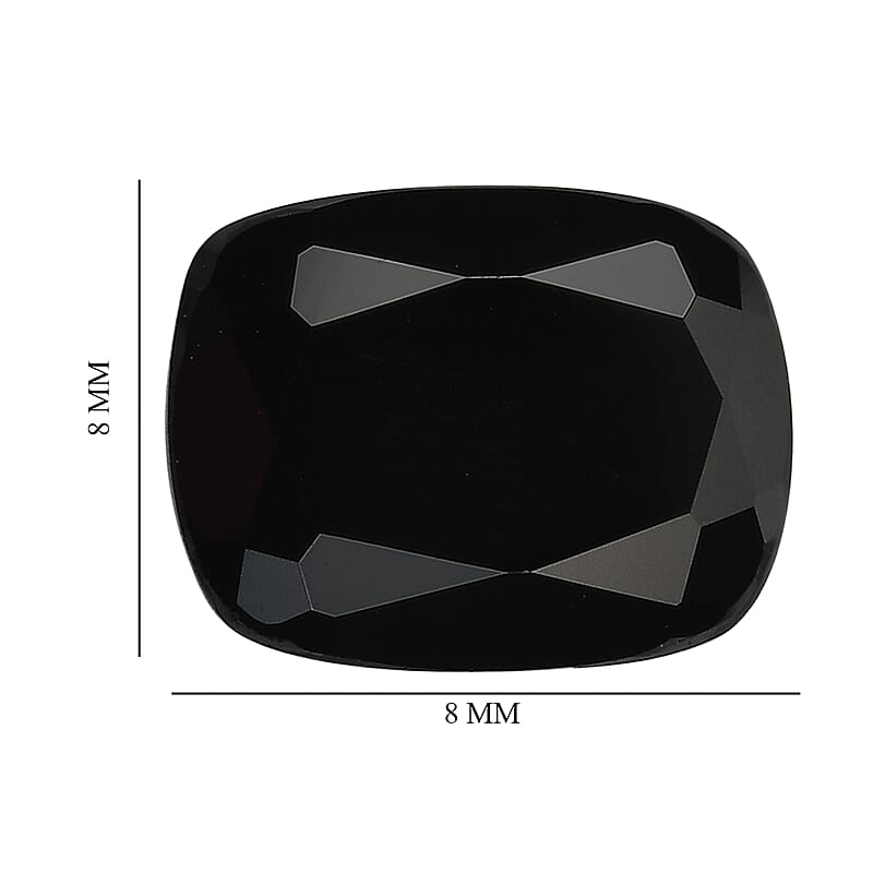 Thai Black Spinel (Cush 8x6 mm) 1.70 ctw