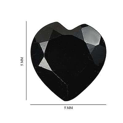 Thai Black Spinel (Hrt 5 mm) 0.50 ctw