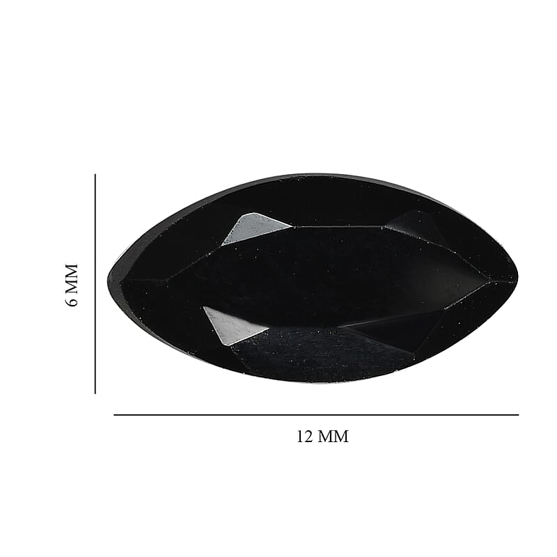 Thai Black Spinel (Mrq 12x6 mm) 1.60 ctw