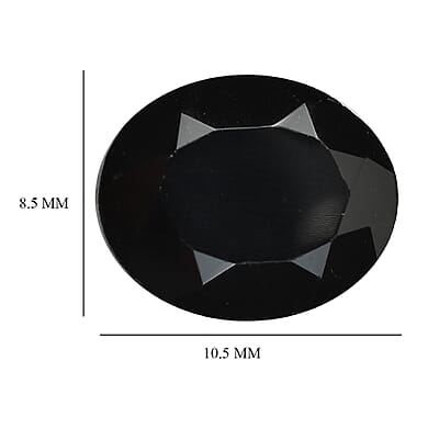 Thai Black Spinel (Ovl 10.5x8.5 mm) 3.90 ctw