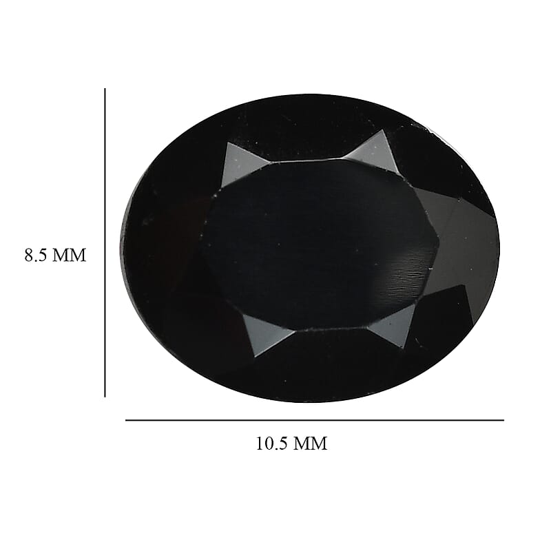 Thai Black Spinel (Ovl 10.5x8.5 mm) 3.90 ctw