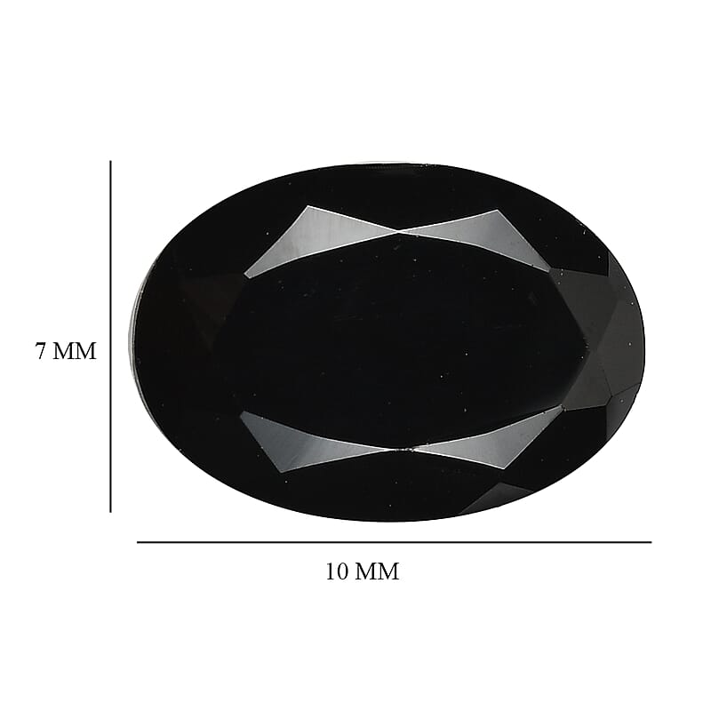 Thai Black Spinel (Ovl 10x7 mm) 2.63 ctw