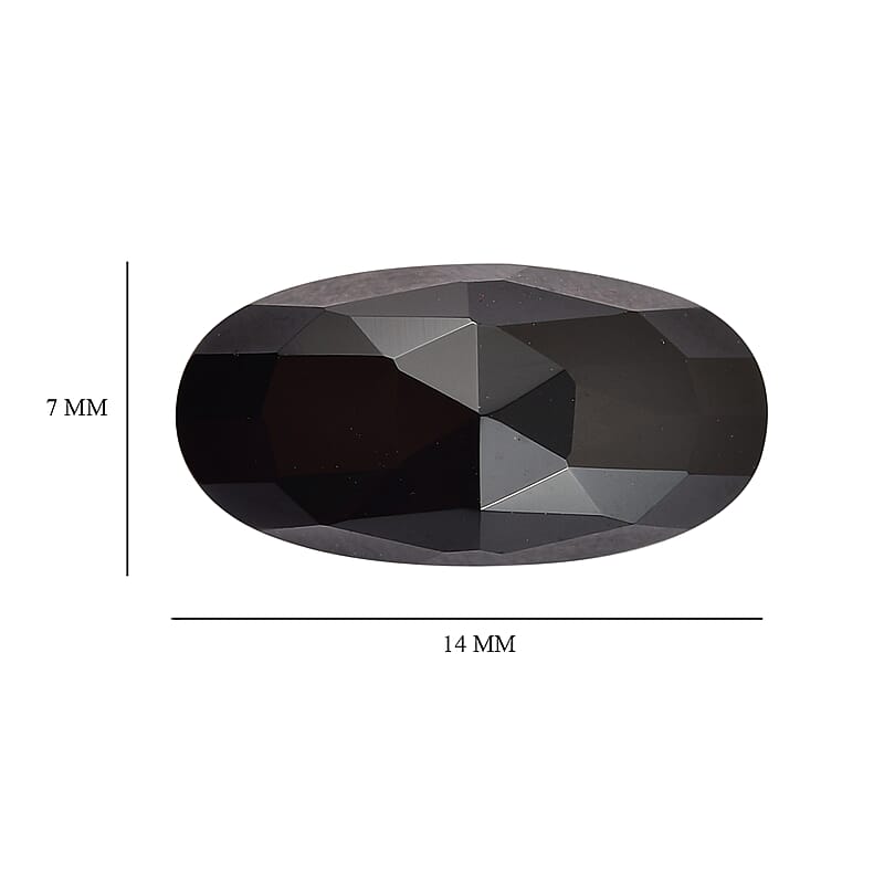 Thai Black Spinel (Ovl 14x7 mm) 4.31 ctw