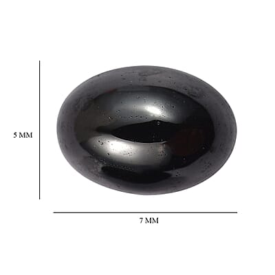 Thai Black Spinel Set of 3 (Ovl 7x5 mm) 2.89 ctw