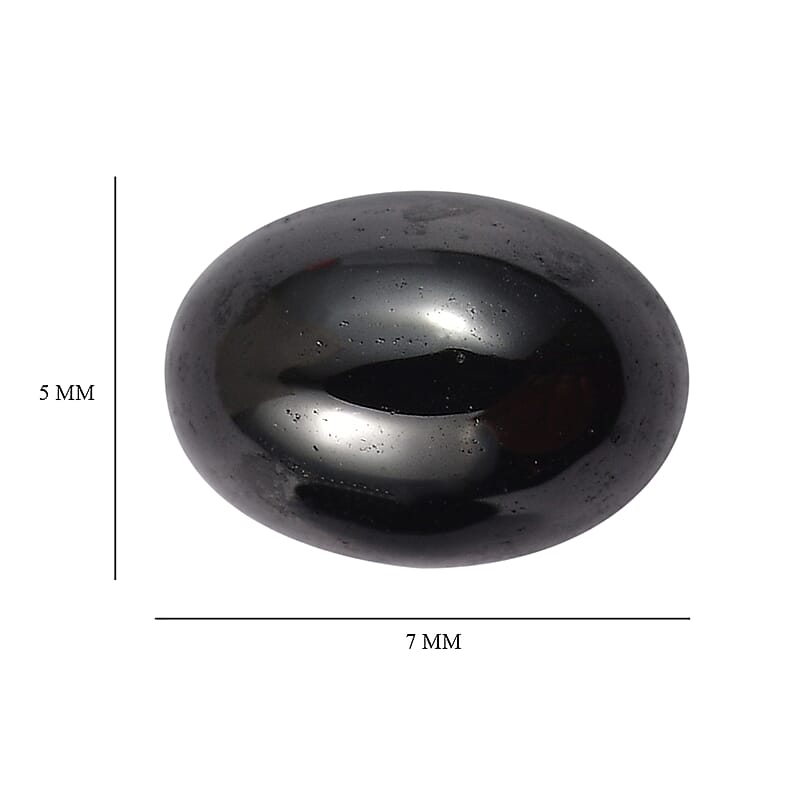 Thai Black Spinel Set of 3 (Ovl 7x5 mm) 2.89 ctw