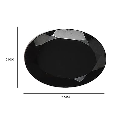 Thai Black Spinel Set of 3 (Ovl 7x5 mm) 2.82 ctw