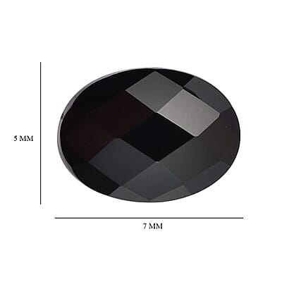 Thai Black Spinel Set of 3 (Ovl 7x5 mm) 2.61 ctw