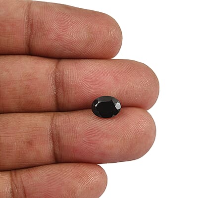 Thai Black Spinel Set of 2 (Ovl 8x6 mm) 2.81 ctw