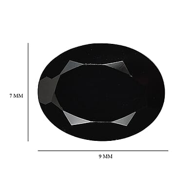 Thai Black Spinel (Ovl 9x7 mm) 2.13 ctw