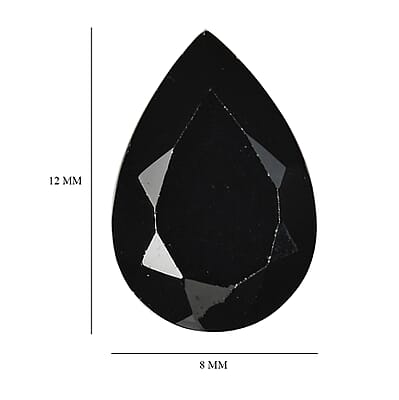 Thai Black Spinel (Pear 12x8 mm) 3.04 ctw