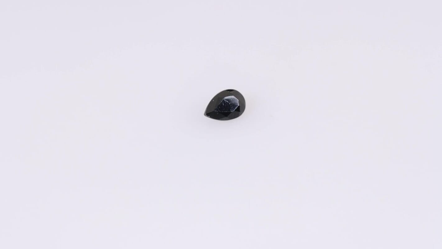 Thai Black Spinel (Pear 6x4 mm) 0.43 ctw