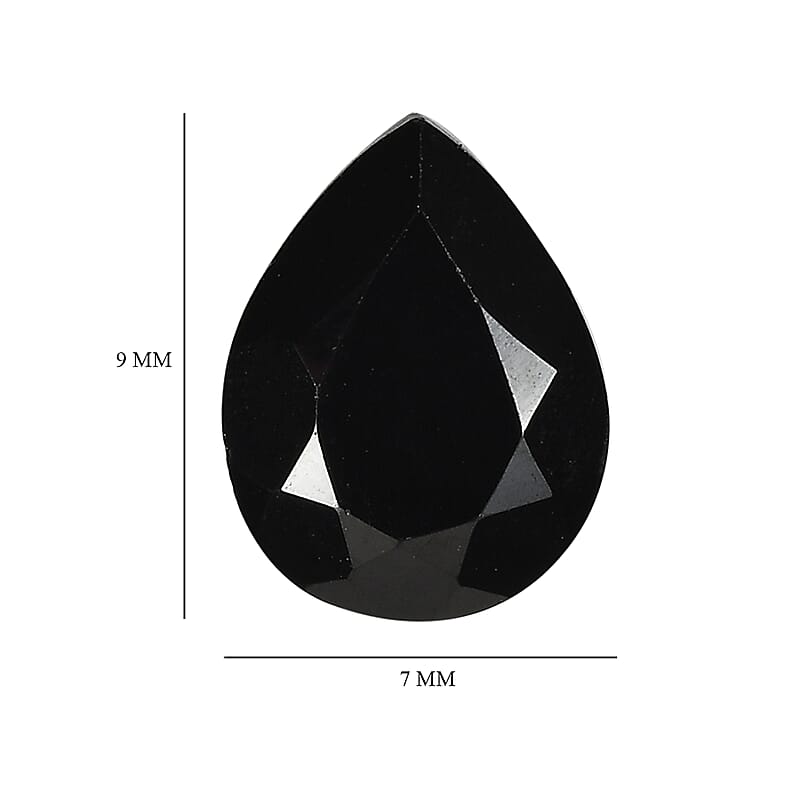 Thai Black Spinel (Pear 9x7 mm) 1.95 ctw