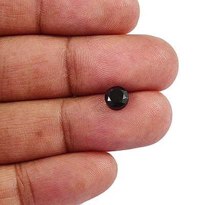 Thai Black Spinel Set of 3 (Rnd 6 mm) 2.70 ctw