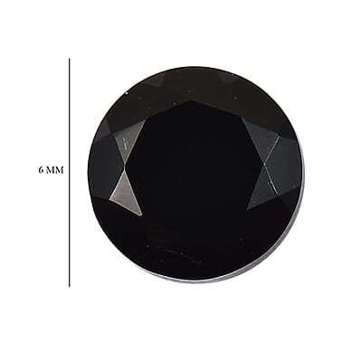 Thai Black Spinel Set of 3 (Rnd 6 mm) 2.70 ctw