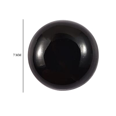 Thai Black Spinel (Rnd 7 mm) 1.35 ctw