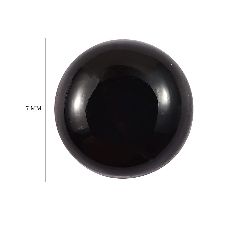 Thai Black Spinel (Rnd 7 mm) 1.35 ctw