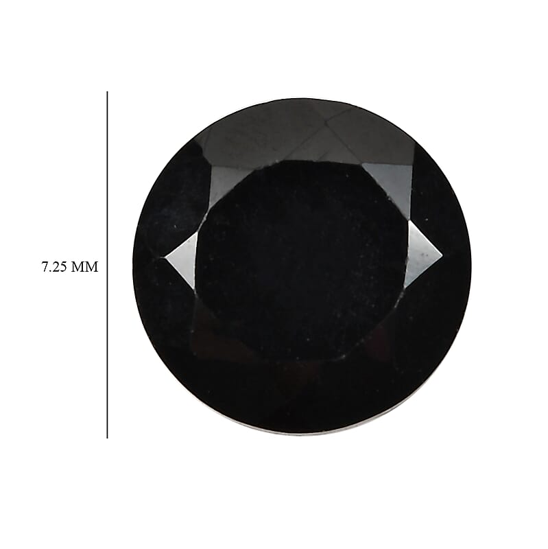 Thai Black Spinel (Rnd 7.25 mm) 1.64 ctw