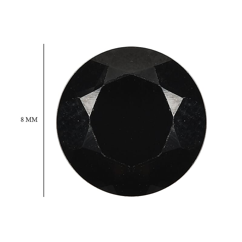 Thai Black Spinel (Rnd 8 mm) 2.30 ctw