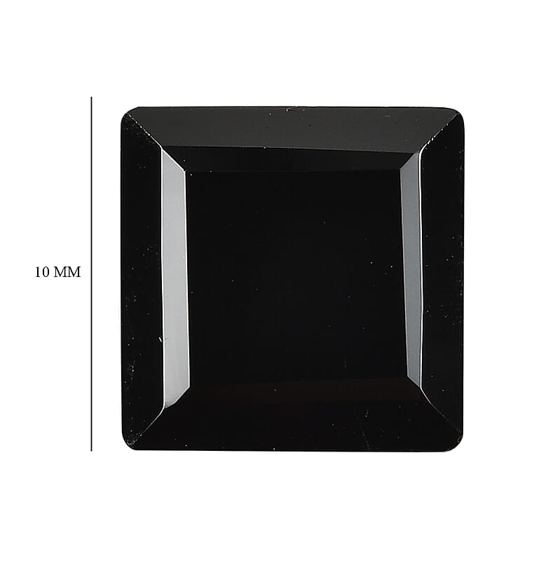 Thai Black Spinel (Sqr 10 mm) 5.55 ctw