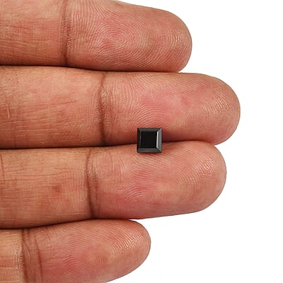 Thai Black Spinel Set of 4 (Sqr 5 mm) 3.81 ctw