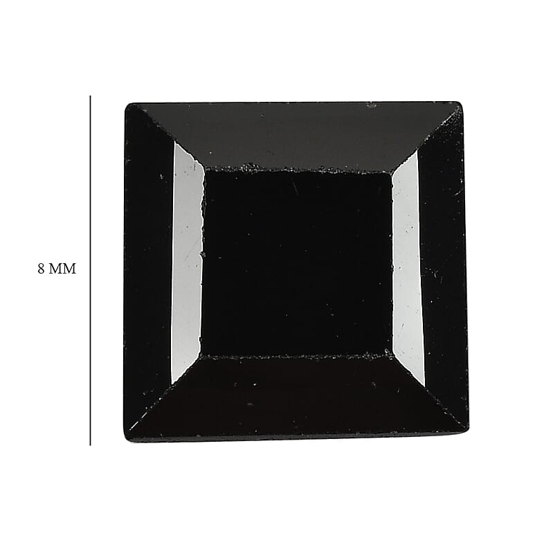 Thai Black Spinel (Sqr 8 mm) 2.65 ctw