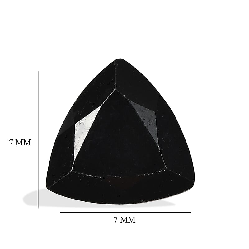 Thai Black Spinel (Tril 7 mm) 1.20 ctw