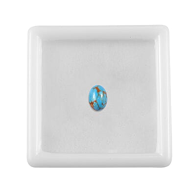 Blue Mojave Turquoise Set of 2 (Ovl 7x5 mm) 0.78 ctw