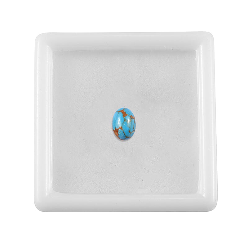 Blue Mojave Turquoise Set of 2 (Ovl 7x5 mm) 0.78 ctw