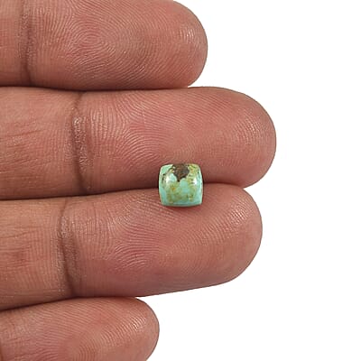 Blue Moon Turquoise (Cush 6x6 mm) 0.95 ctw