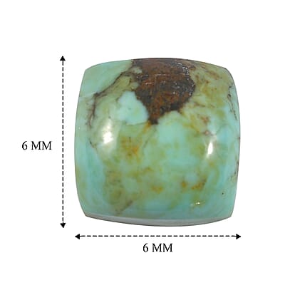 Blue Moon Turquoise (Cush 6x6 mm) 0.95 ctw