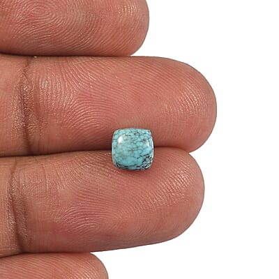 AA Blue Moon Turquoise (Cush 6X6 mm) 0.90 ctw