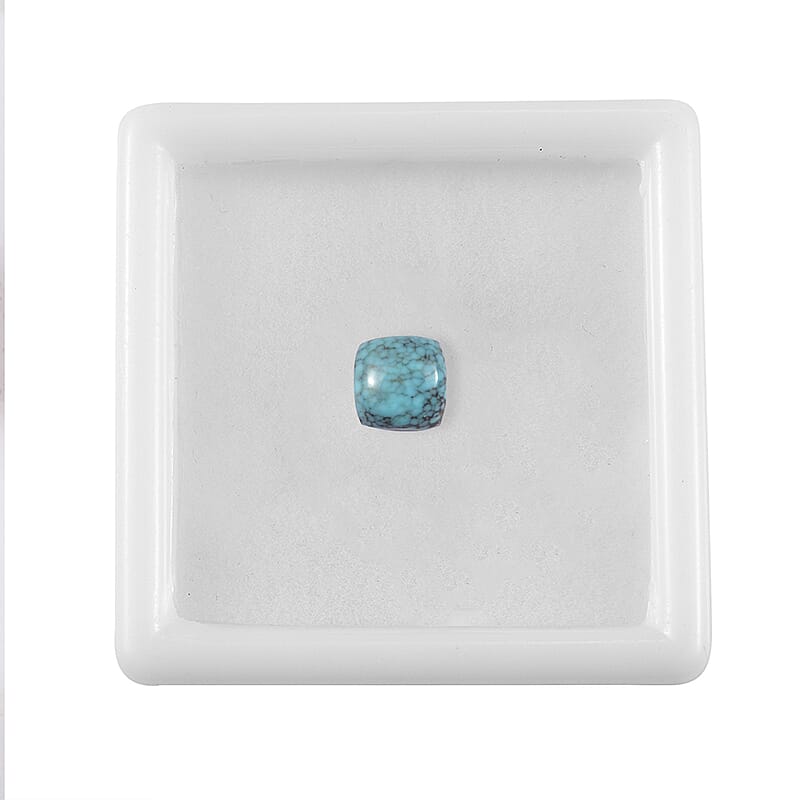 AA Blue Moon Turquoise (Cush 6X6 mm) 0.90 ctw