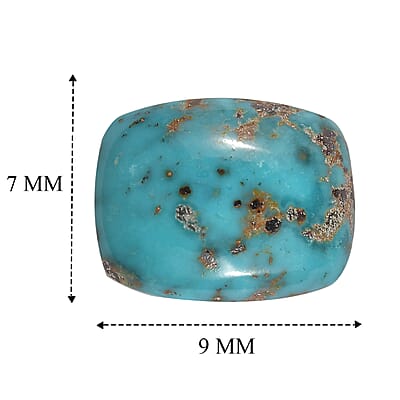 AA Blue Moon Turquoise (Cush 9x7 mm) 2.12 ctw