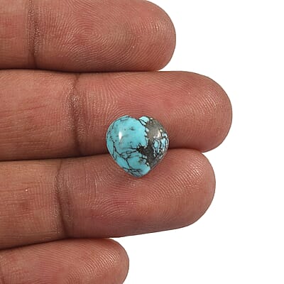 AA Blue Moon Turquoise (Hrt 11 mm) 3.93 ctw