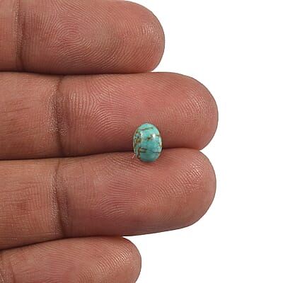 Blue Moon Turquoise Set of 2 (Ovl 7x5 mm) 1.28 ctw