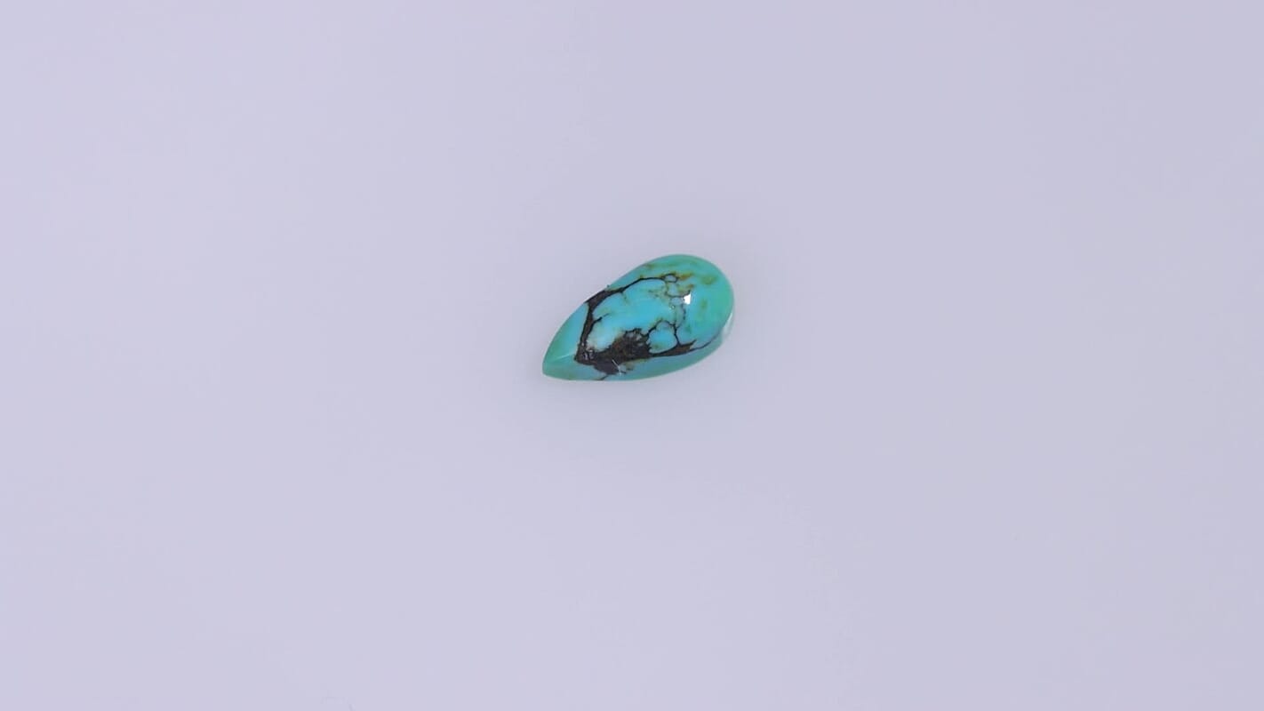 Blue Moon Turquoise (Pear 10x5 mm) 0.88 ctw